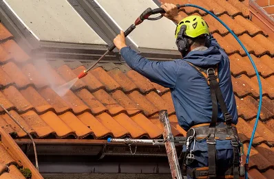 Démoussage et hydrofuge de toiture à Dirol